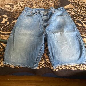 Men's Blue Denim Shorts